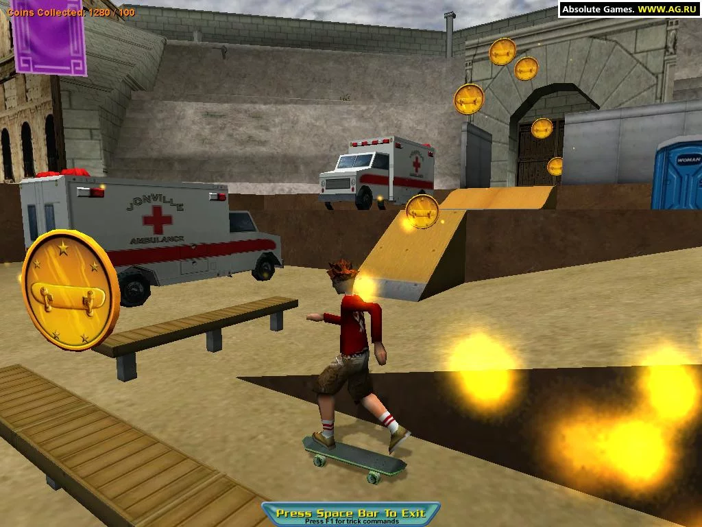 Изображение игры: Skateboard Park Tycoon World Tour 2003