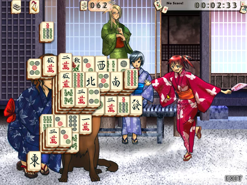 Изображение игры: MangaJongg