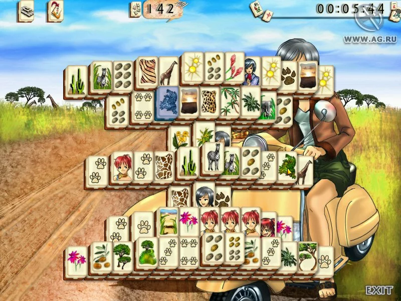Изображение игры: MangaJongg