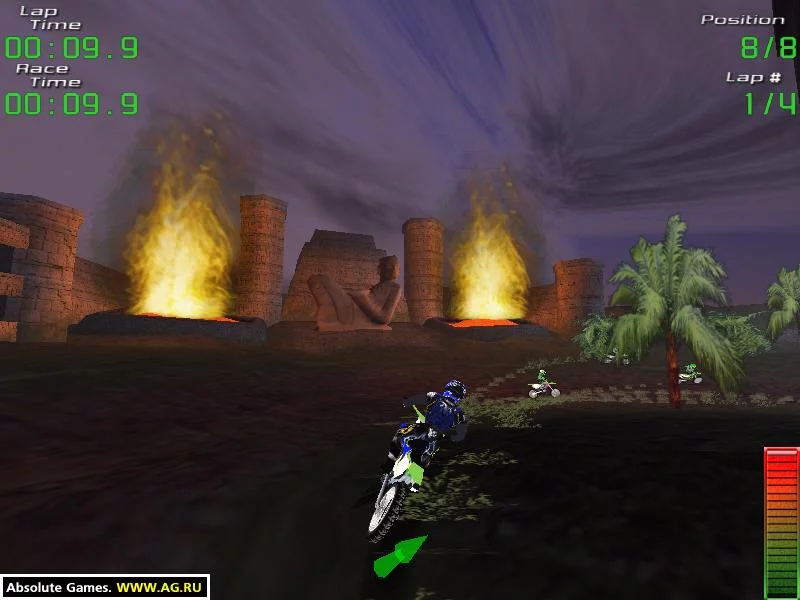 Изображение игры: Kawasaki Fantasy Motocross
