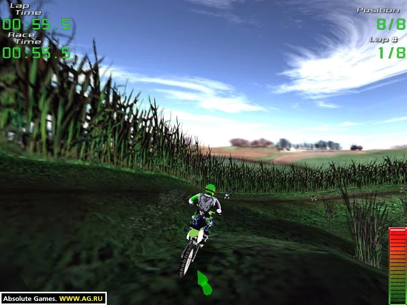 Изображение игры: Kawasaki Fantasy Motocross