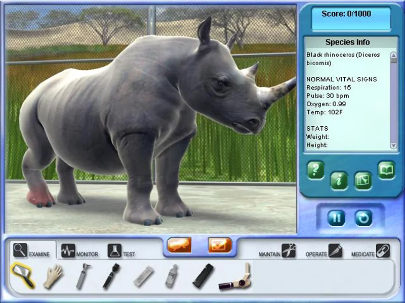 Изображение игры: Zoo Vet: Endangered Animals