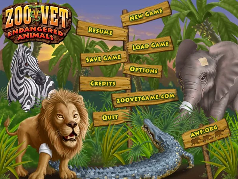 Изображение игры: Zoo Vet: Endangered Animals