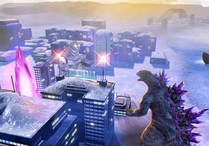 Изображение игры: Godzilla: Unleashed
