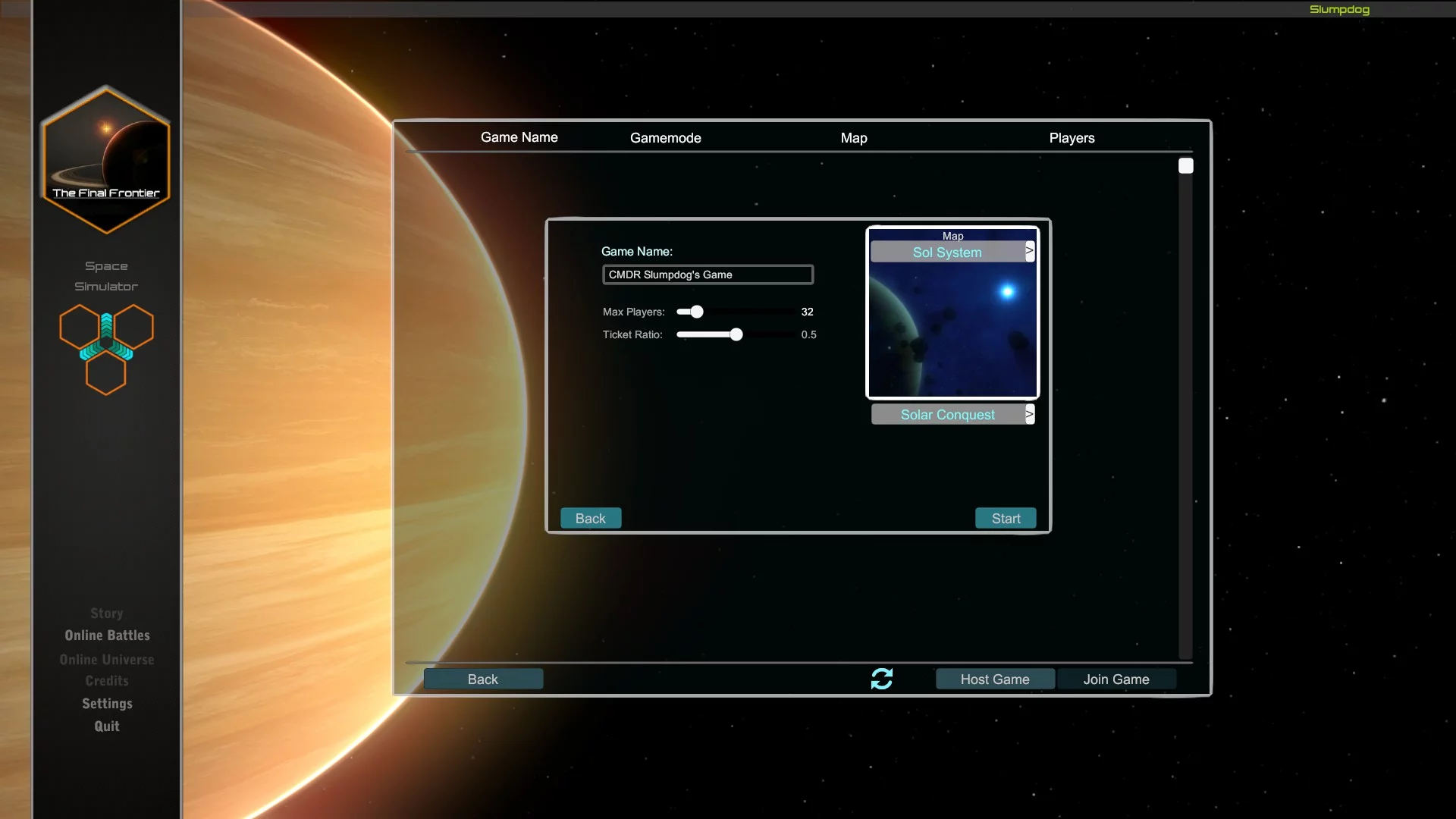 Изображение игры: The Final Frontier: Space Simulator