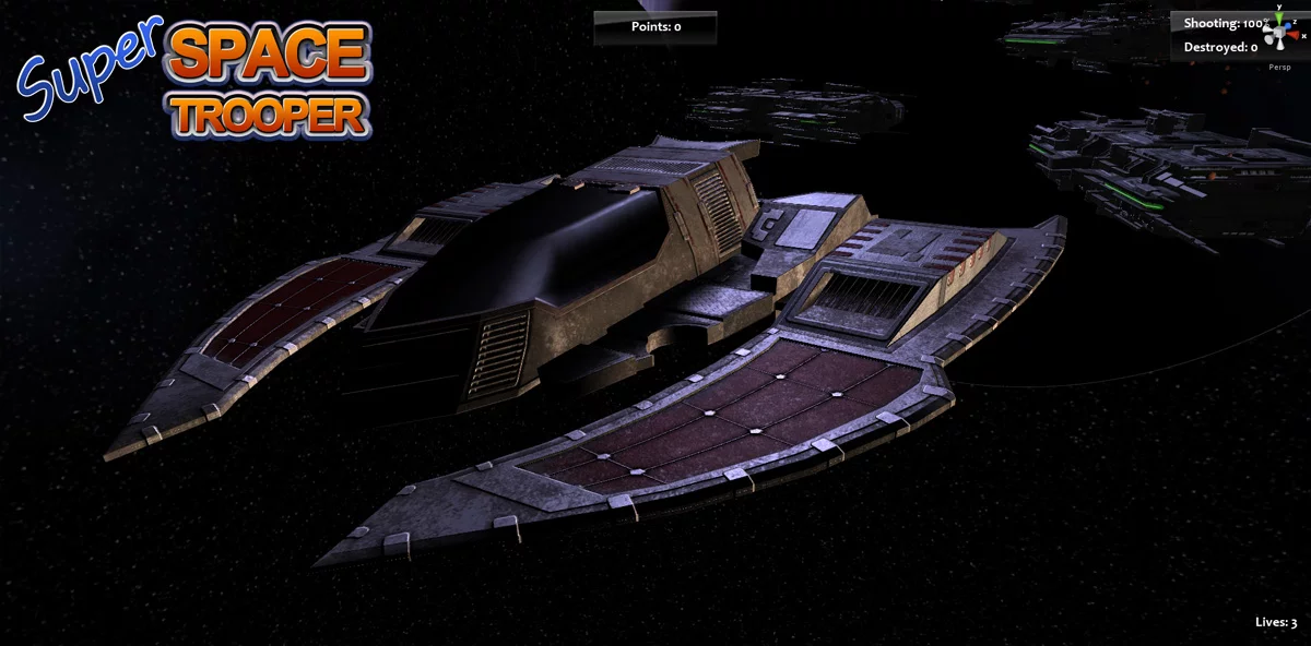 Изображение игры: Super Space Trooper