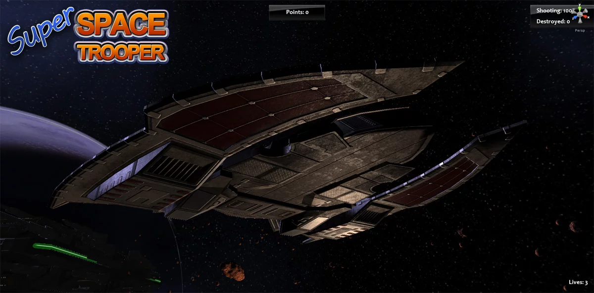 Изображение игры: Super Space Trooper