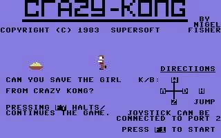 Изображение игры: Crazy Kong