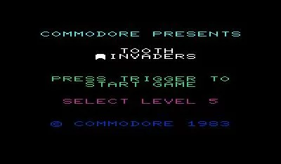Изображение игры: Tooth Invaders