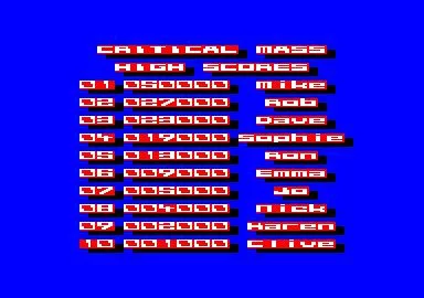 Изображение игры: Critical Mass (1985)