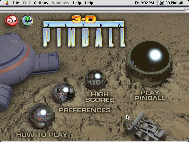 Изображение игры: 3-D Ultra Pinball (Old)