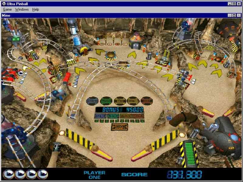 Изображение игры: 3-D Ultra Pinball (Old)