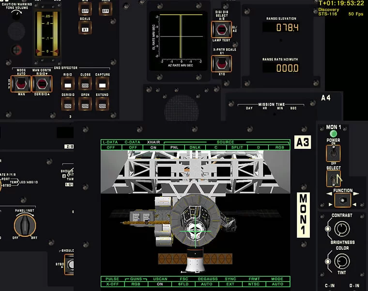 Изображение игры: Space Shuttle Mission 2007