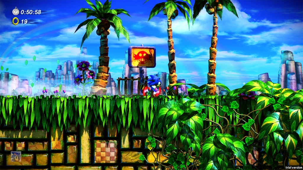 Изображение игры: Sonic Fan Remix