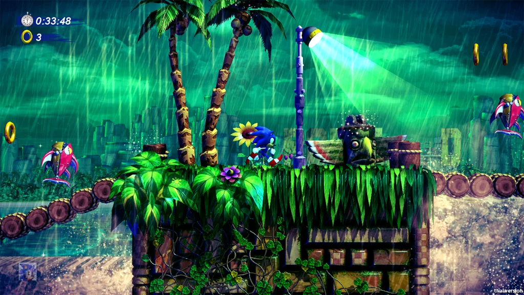Изображение игры: Sonic Fan Remix