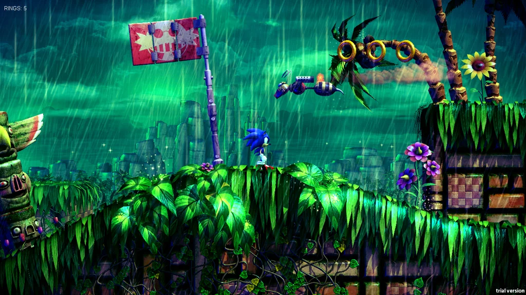 Изображение игры: Sonic Fan Remix