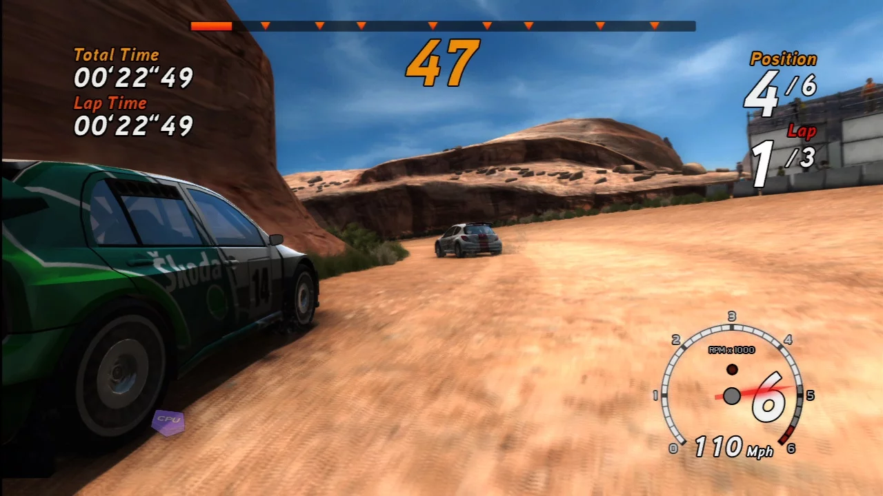 Изображение игры: SEGA Rally Online Arcade