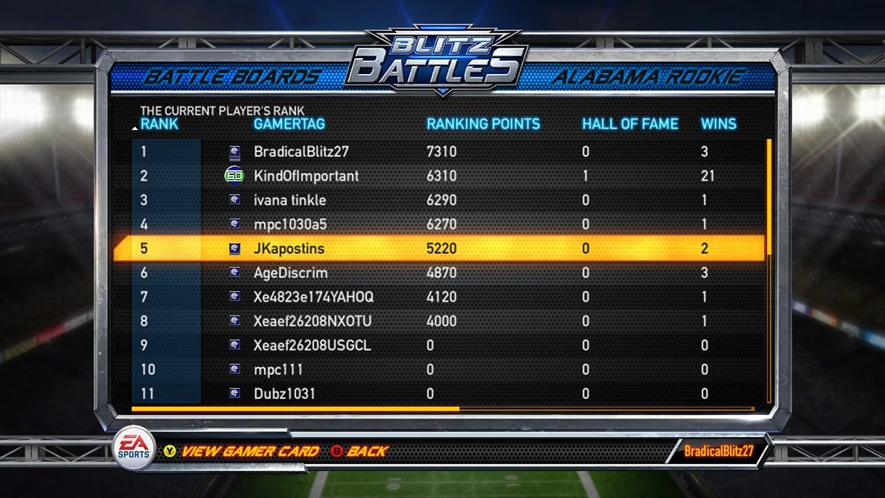 Изображение игры: NFL Blitz (2012)