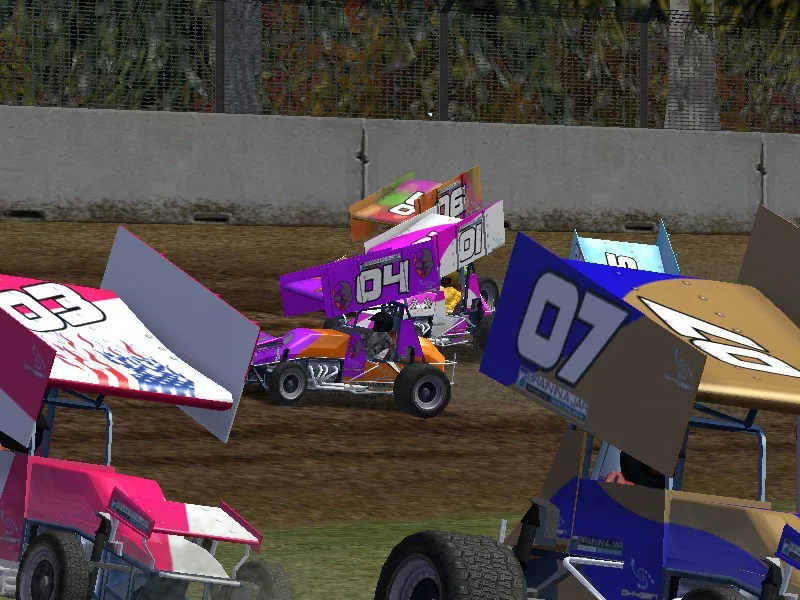 Изображение игры: Sprint Car Challenge