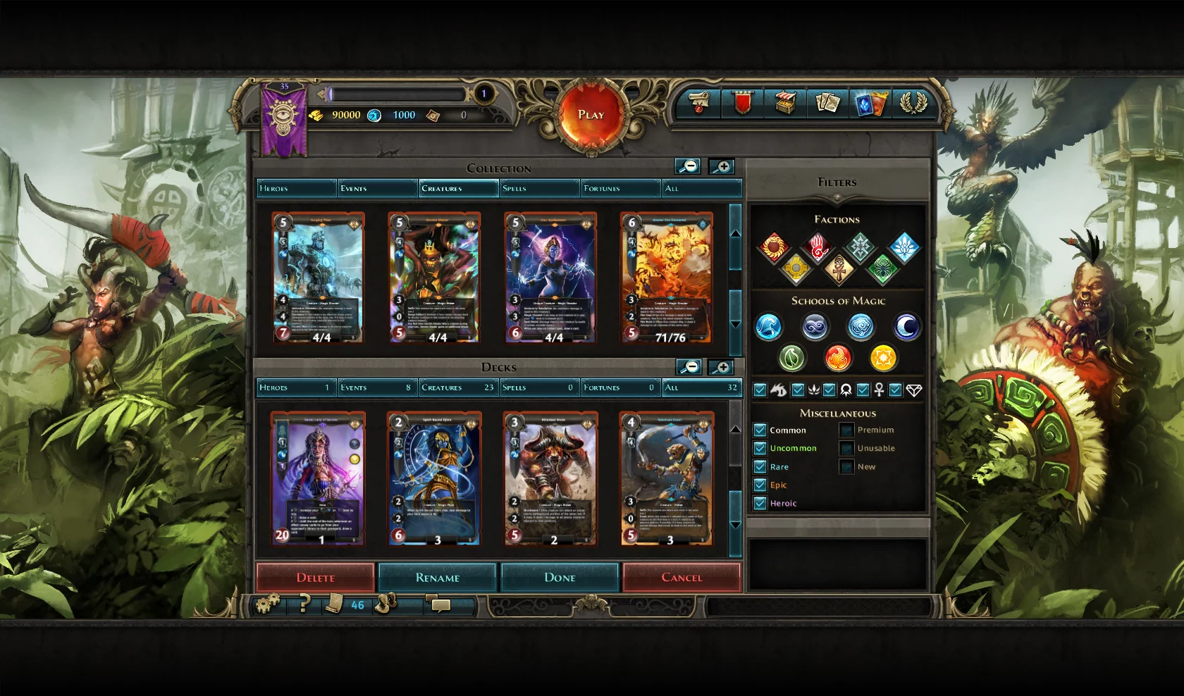 Изображение игры: Might & Magic: Duel of Champions Forgotten Wars