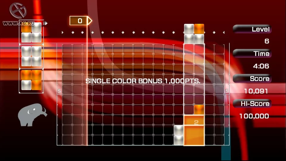 Изображение игры: Lumines: Puzzle Fusion