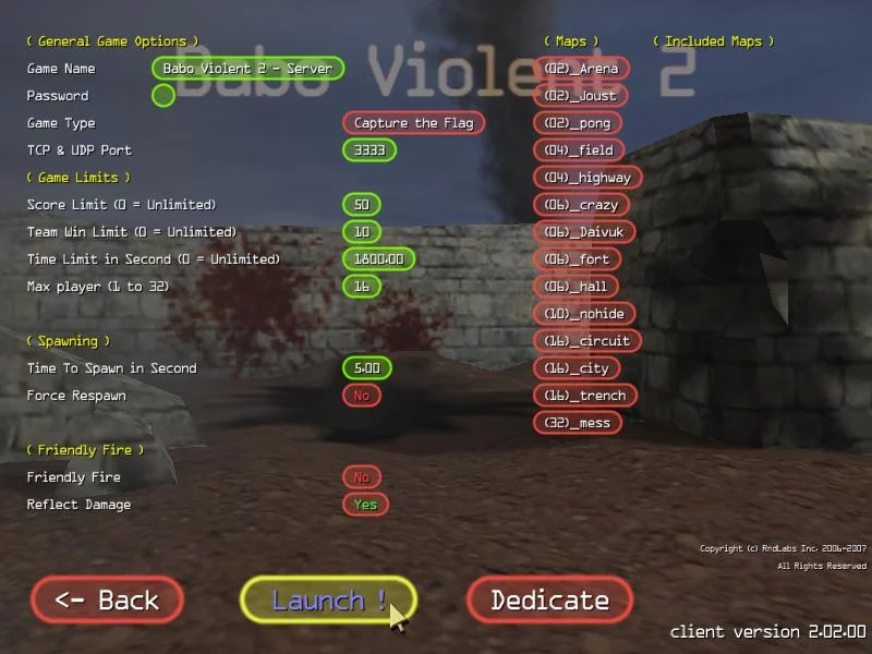 Изображение игры: Babo Violent 2