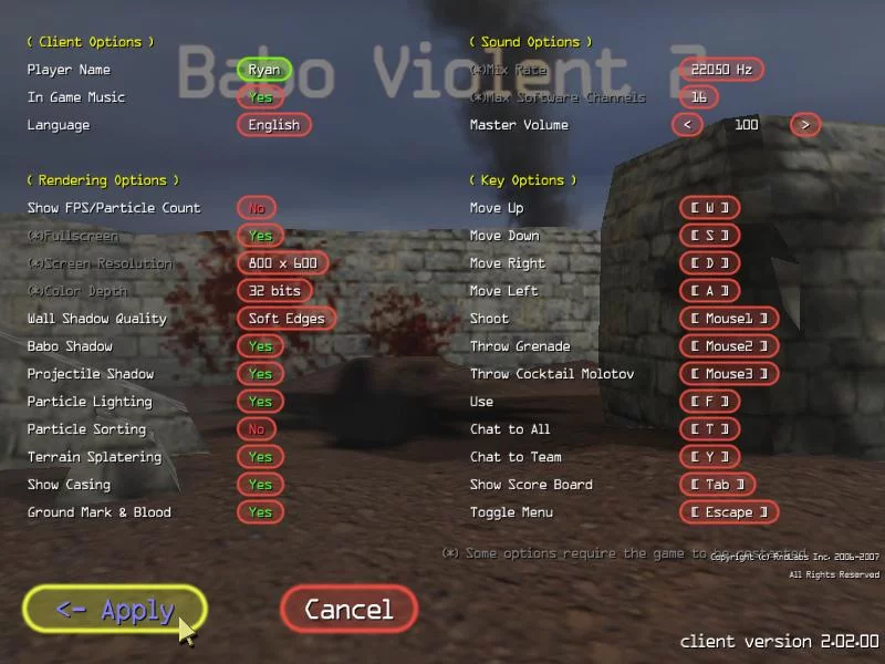 Изображение игры: Babo Violent 2