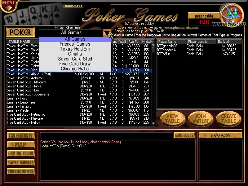 Изображение игры: International Poker Tour: Poker Live!