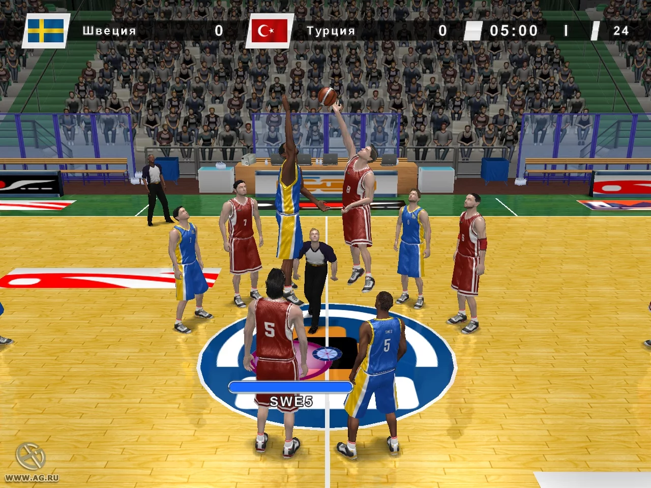 Изображение игры: International Basketball 2007
