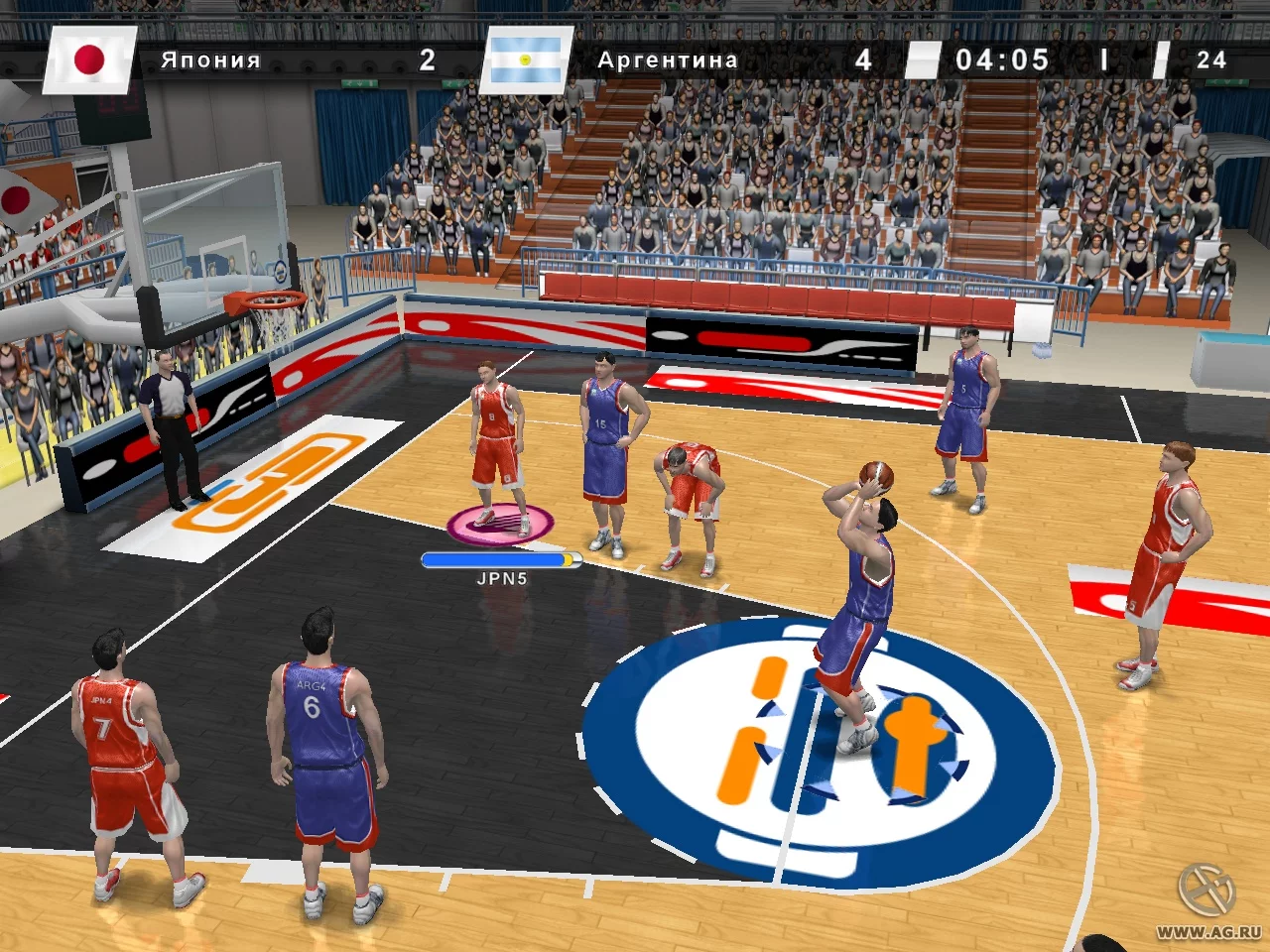 Изображение игры: International Basketball 2007