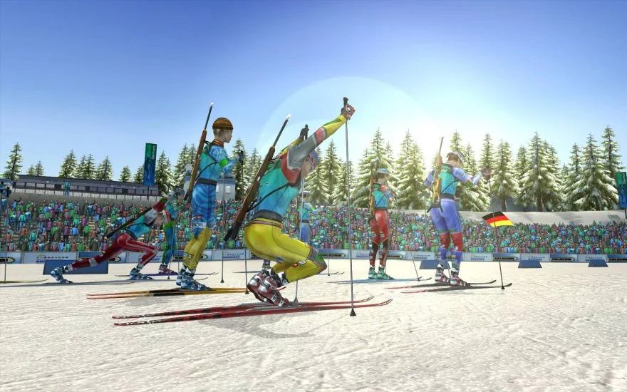 Изображение игры: RTL Biathlon 2009