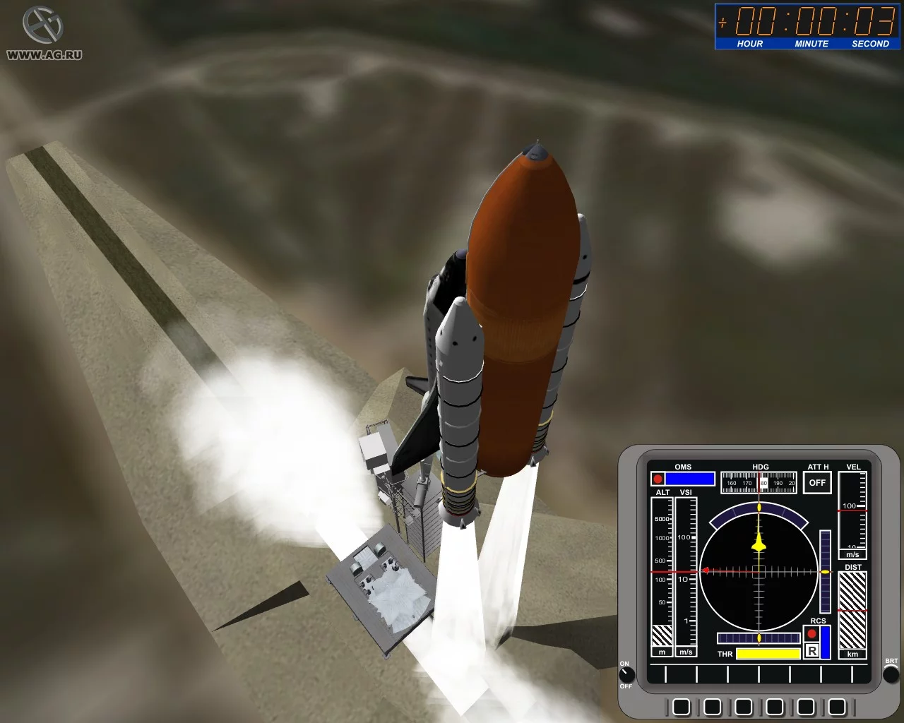 Изображение игры: Space Shuttle Simulator