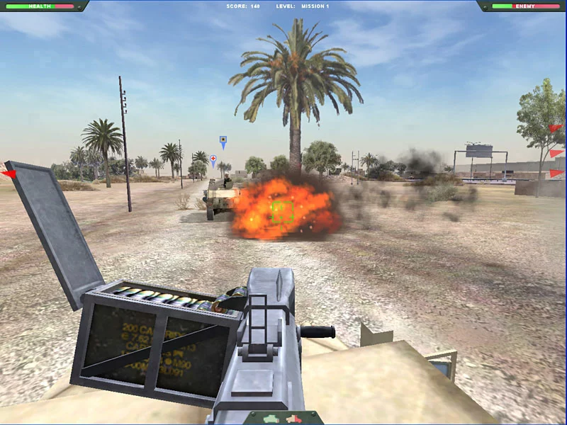 Изображение игры: Baghdad Central: Desert Gunner