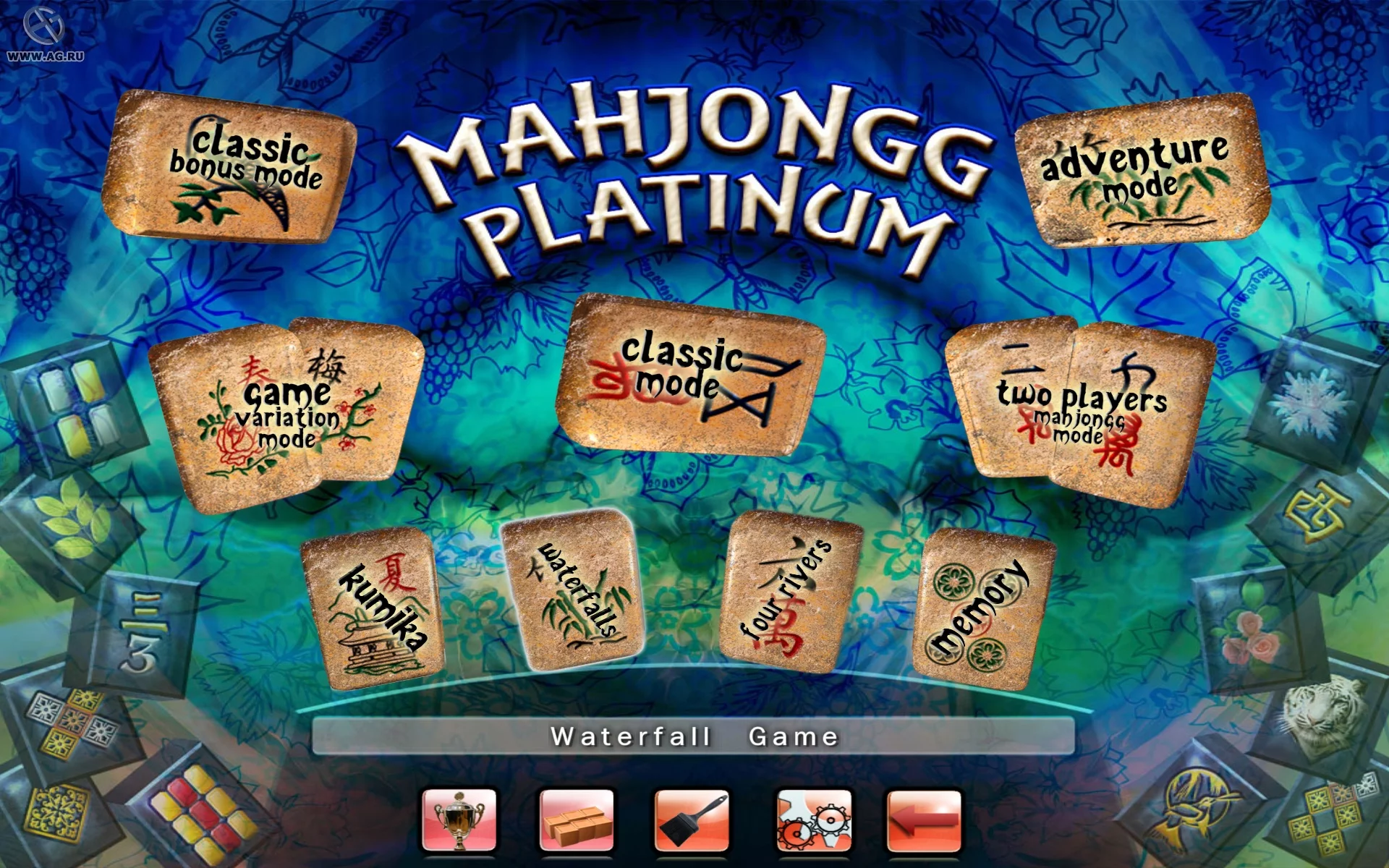Изображение игры: Mahjongg Platinum Deluxe Edition