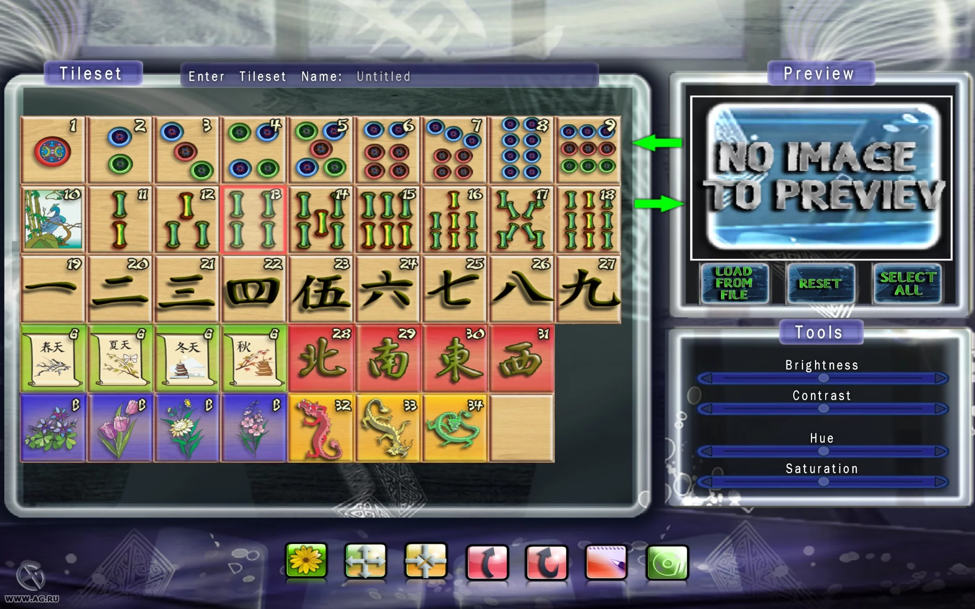Изображение игры: Mahjongg Platinum Deluxe Edition