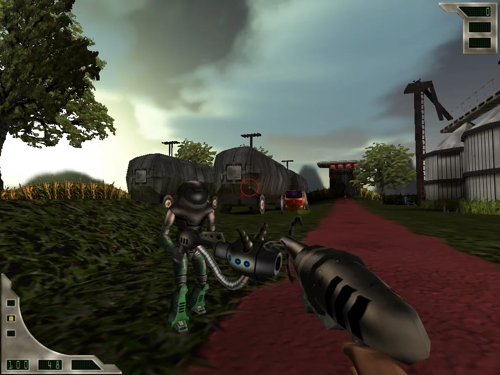 Изображение игры: CodeRED: Alien Arena