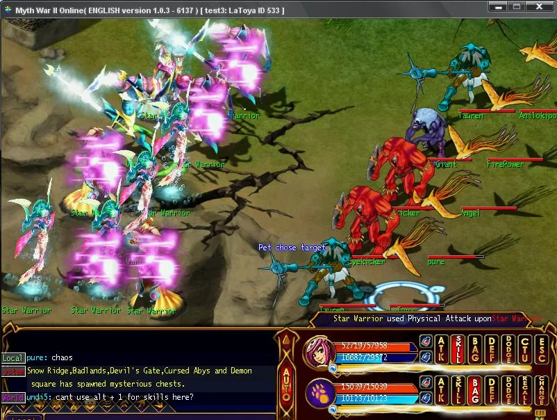 Изображение игры: Myth War Online 2