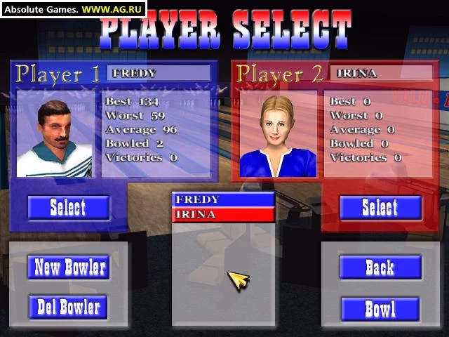 Изображение игры: 3D Bowling USA