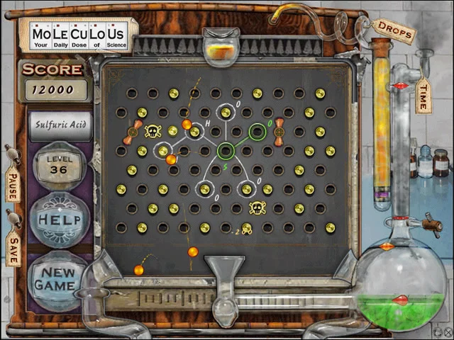 Изображение игры: Moleculous