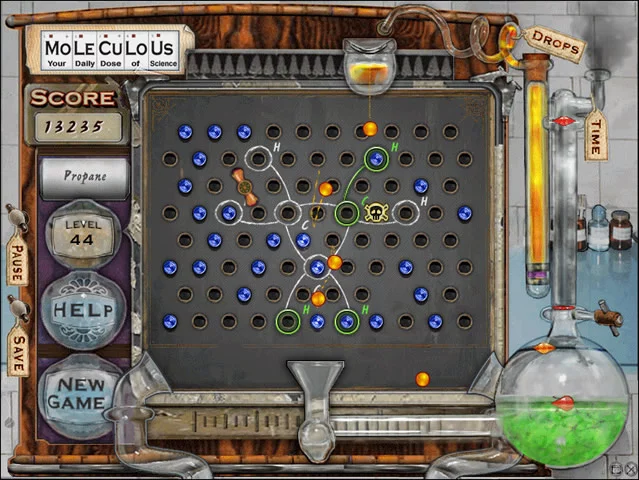 Изображение игры: Moleculous