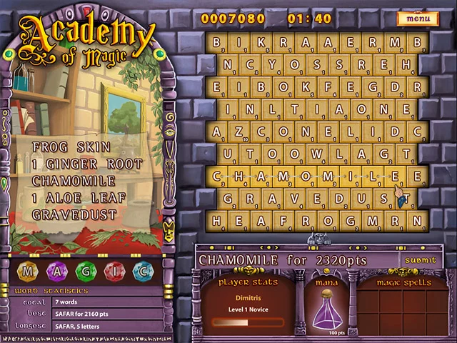 Изображение игры: Academy of Magic: Word Spells