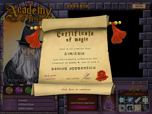 Изображение игры: Academy of Magic: Word Spells