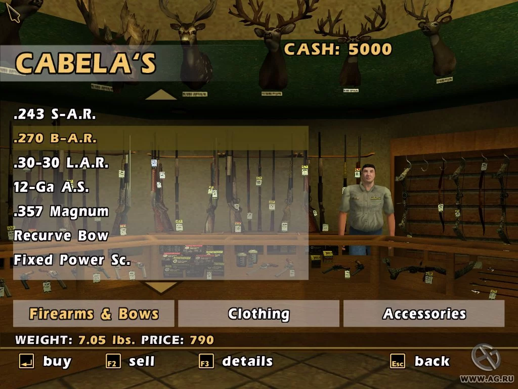 Изображение игры: Cabela's Outdoor Adventure 2006