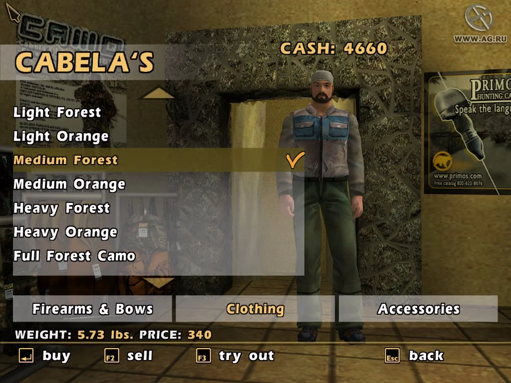 Изображение игры: Cabela's Outdoor Adventure 2006