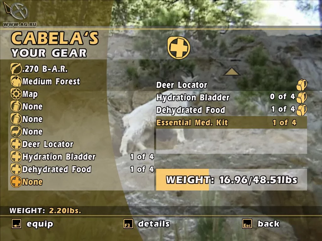 Изображение игры: Cabela's Outdoor Adventure 2006