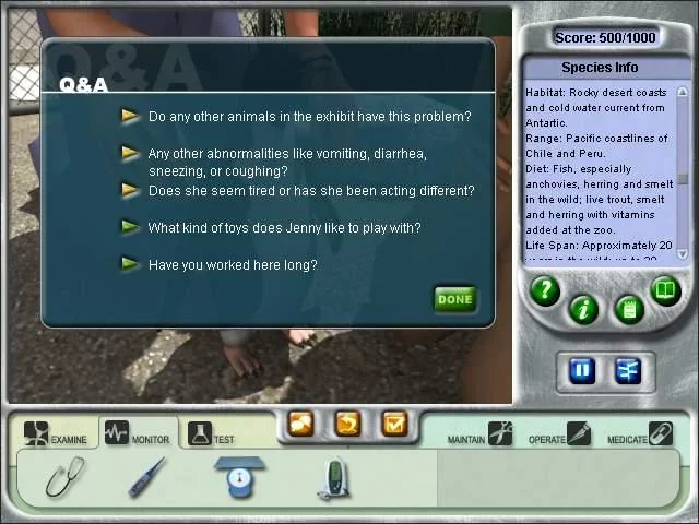 Изображение игры: Zoo Vet