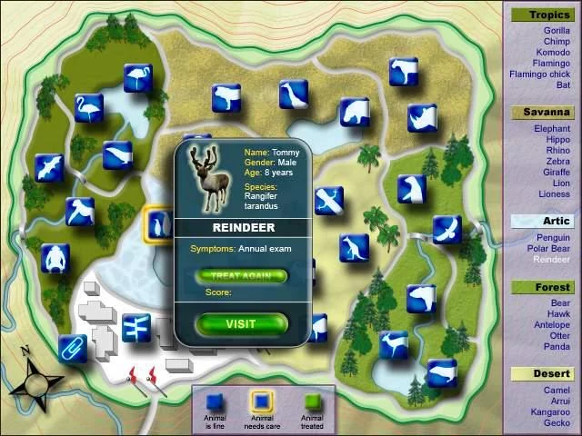 Изображение игры: Zoo Vet