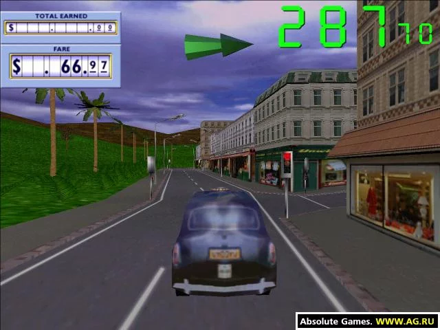 Изображение игры: Taxi Racer