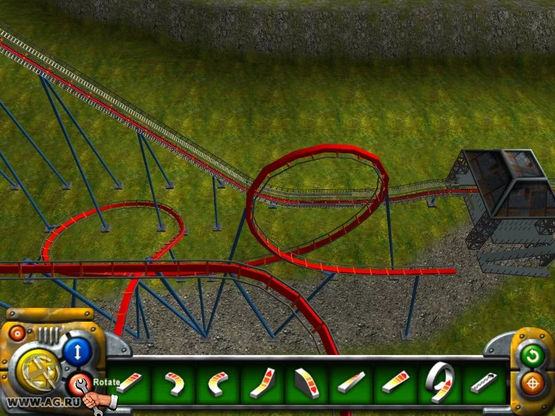 Изображение игры: Roller Coaster Factory 2
