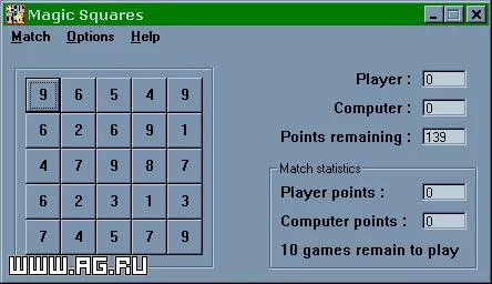 Изображение игры: Magic Squares